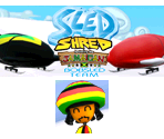 Save Banner & Icon - Sled Shred featuring the Jamaican Bobsled Team