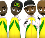 Wii Menu Banner & Icon - Sled Shred featuring the Jamaican Bobsled Team