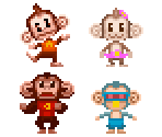 Characters & Balls - Super Monkey Ball: Tip 'n Tilt 2