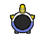 Homer HUD - The Simpsons Game
