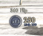Trick/Scoring HUD (Prototype) - Skate 3