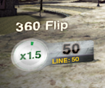 Trick/Scoring HUD - Skate 2