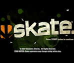 Title Screen - skate.