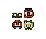Goomba, Goombrat, Galoomba and Goombud (SMM2 - SML2 Style) - Mario Customs