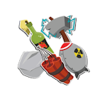 Weapons and Powerups - Grumpy Bears