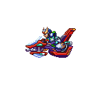 X (Blade Armor, Ride Chaser, PS1-Style) - Mega Man X Customs