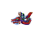 X (Blade Armor, Ride Chaser, PS1-Style Old) - Mega Man X Customs
