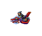 X (Shadow Armor, Ride Chaser, PS1-Style) - Mega Man X Customs