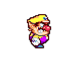 Wario Overworld (Superstar Saga Unused Sprites, Expanded) - Wario Customs