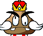 Goomba King/Goomboss (Yoshi's Island-style) - Paper Mario Customs
