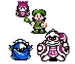 Kirby Cast (Eggerland/Adventures of Lolo NES-Style) - Kirby Customs