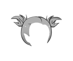 Hair Backs - Anime Demon Girl