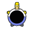 Homer HUD (Early) - The Simpsons Game