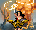 Title Screen - Wonder Woman: Rise of the Warrior