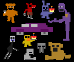 Death Mini Game Sprites (Remake) - Five Nights at Freddy's Customs