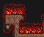 Molten Cave - Final Fantasy III (Pixel Remaster)