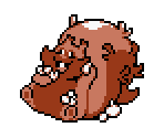 #0820 Greedent (Pokémon Card Art, G/S/C-Style) - Pokémon Customs