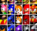 Runners Icons (Sonic R-Style) - Sonic the Hedgehog Customs