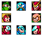 Mega Man 2 Custom Mugshots - Mega Man Customs