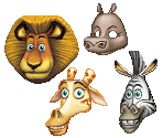 Madagascar Masks - Gaia Online
