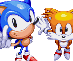 Title Screen Elements - Sonic Triple Trouble 16-Bit
