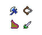Weapons - Final Fantasy IV (Pixel Remaster)