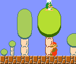 Horsetail Trees (Super Mario Bros.-Style) - Mario Customs