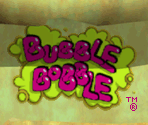 Title & Game Select Screen - Bubble Bobble Also Featuring Rainbow Islands