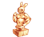 Mysterious Golden Statue - Gaia Online