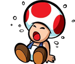 Crying Toad - Nintendo VIP Den