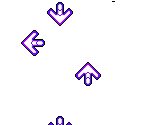 The Yeti DDR Minigame Arrows
