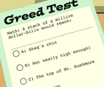 Greed Test - Welcome to Greedville