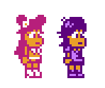 Ami and Yumi (Super Mario Bros. 2 NES-Style) - Cartoon Network Customs