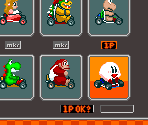 Character Select - Mario Kart R