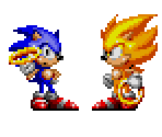 Sonic (Sonic 3, Knuckles' Chaotix-Style Improved) - Sonic the Hedgehog Customs