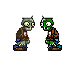 Pixel Accurate/Lower-Res 8-Bit Zombie + Console Palettes - Plants vs. Zombies Customs