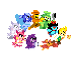 The Seven Colored Flowers & Pink (Antonball Deluxe-Style) - Deltarune Customs