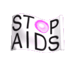 Stop Aids Flag - Catch the Sperm