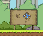 World 1-1 - Regular Show: Mordecai and Rigby in 8-Bit Land