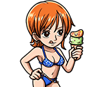 #0680 - Ice Cream-Loving Nami - One Piece: Treasure Cruise