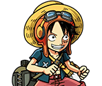 #0519 - Monkey D. Luffy - Merveille's Adventurer - One Piece: Treasure Cruise