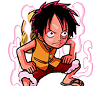 #0004 - Monkey D. Luffy - Gear 2 - One Piece: Treasure Cruise