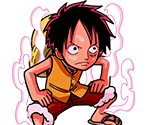 #0004 - Monkey D. Luffy - Gear 2 - One Piece: Treasure Cruise