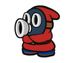 Snifit - Paper Mario: Color Splash