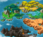 World Map - Monster Super League