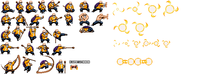 Master Roshi - Dragon Ball Mobile Battle Heroes - Mobile - The Spriters ...