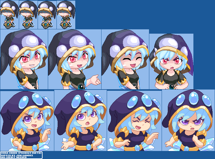 Mira Shade - Prodigy Math - Browser Games - The Spriters Resource