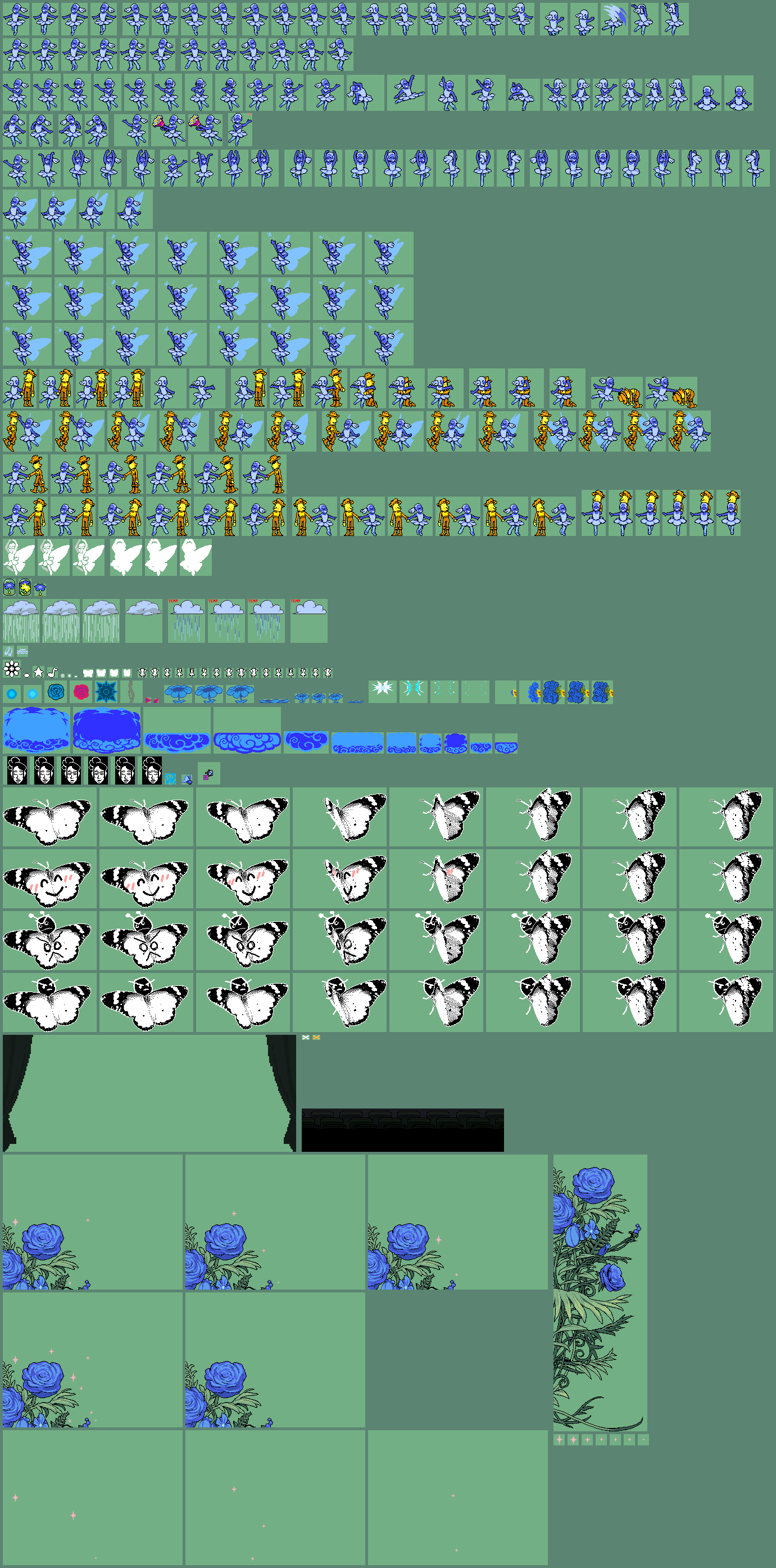 Blue - Deltarune - PC / Computer - The Spriters Resource