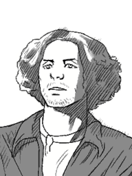 26. Serious - Close-up (Just before confession) - Hotel Dusk: Room 215