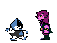 Susie Lancer High Five - Deltarune